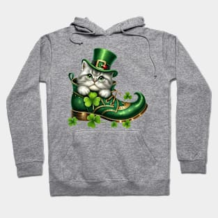 British Shorthair Cat Shoes For Patricks Day Hoodie